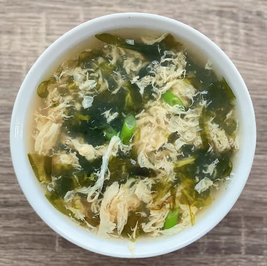 Seaweed Egg Drop Soup紫菜蛋花湯